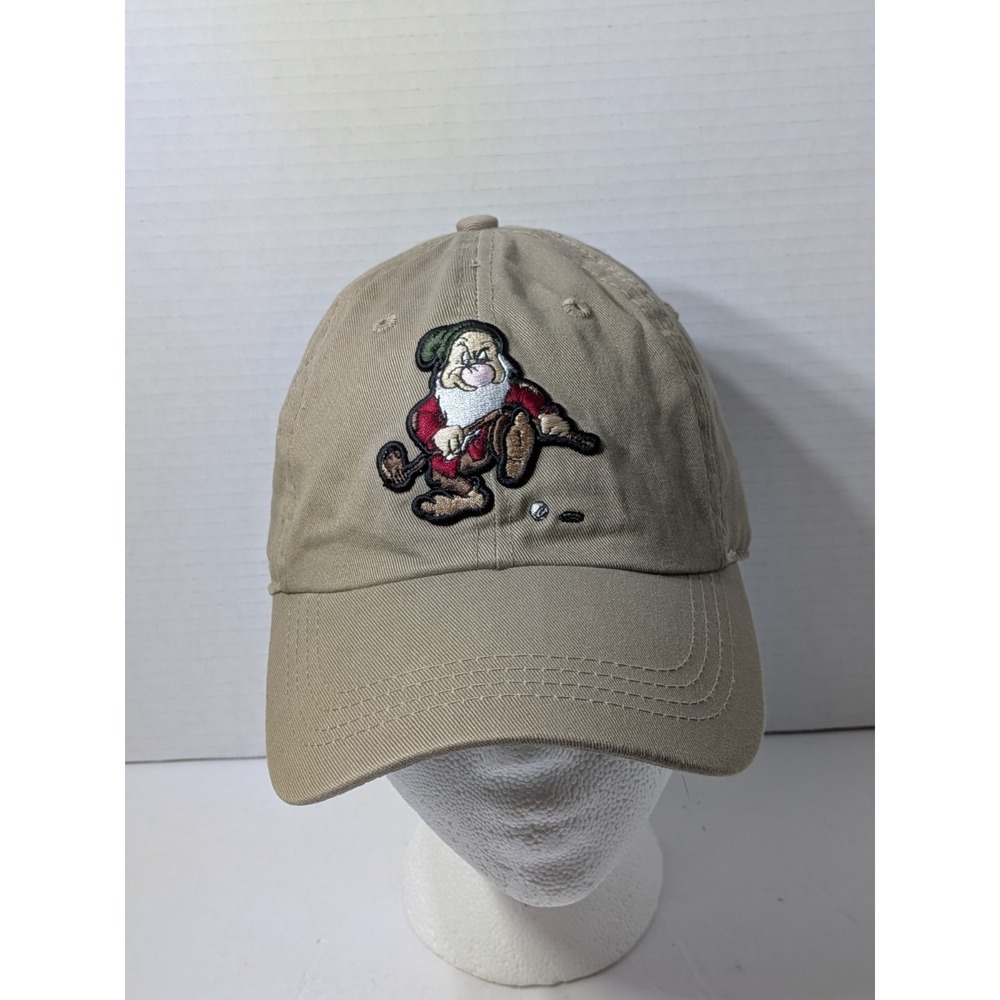 Disney Golf Hat Grumpy A Bad Day of Golf Cap Classic Cut Ahead Vintage